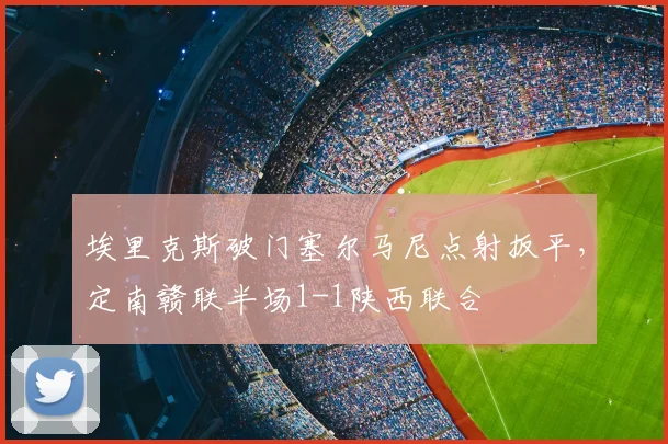 埃里克斯破门塞尔马尼点射扳平，定南赣联半场1-1陕西联合